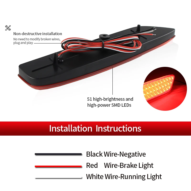 2pcs For Mitsubishi DELICR MINI Car Rear Bumper Reflector Light Rear Signal Lamp Brake Light Car Accessories
2pcs For Mitsubishi DELICR MINI Car Rear Bumper Reflector Light Rear Signal Lamp Brake Light Car Accessories