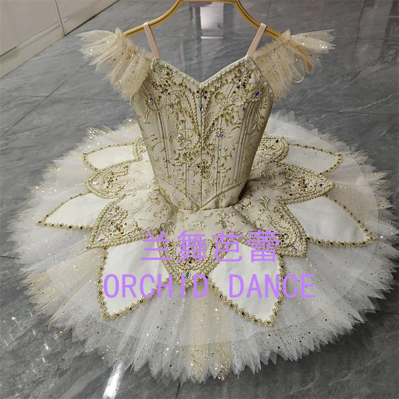 Профессиональный индивидуальный размер 9 или 12 слоев для детей, девочек, женщин и взрослых, одежда для выступлений Raymonda Paquita, золотые балетные костюмы-пачки
Профессиональный индивидуальный размер 9 или 12 слоев для детей, девочек, женщин и взрослых, одежда для выступлений Raymonda Paquita, золотые балетные костюмы-пачки