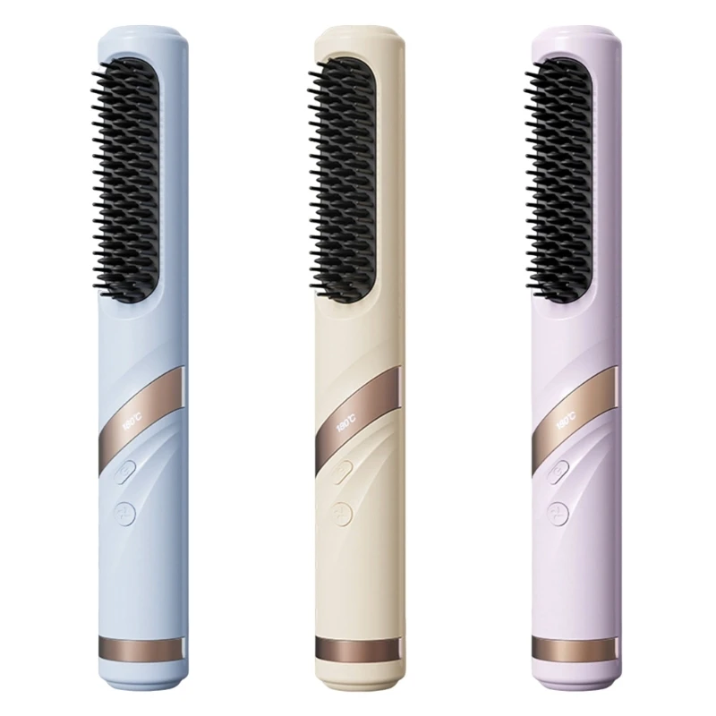 Portable Cold Air Straightening Brush Wireless Design For Travel Styling 15 Second Fast Heat Ceramic Coating Protects Hair T4MB
Portable Cold Air Straightening Brush Wireless Design For Travel Styling 15 Second Fast Heat Ceramic Coating Protects Hair T4MB