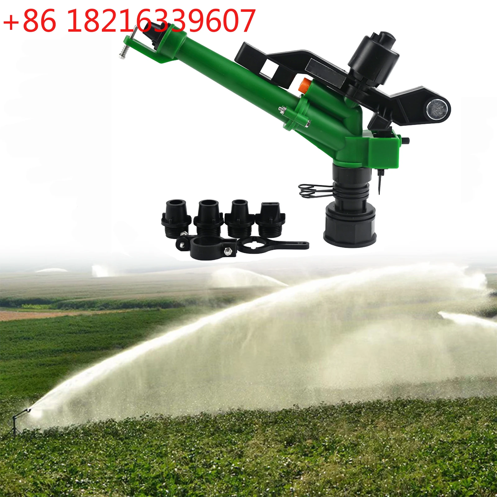 TAO 1.5inch Rocker Impact Sprinkler Adjustable Long Spray Distance Sprinkler Gun Farm Agriculture Lawn Irrigation Watering
TAO 1.5inch Rocker Impact Sprinkler Adjustable Long Spray Distance Sprinkler Gun Farm Agriculture Lawn Irrigation Watering