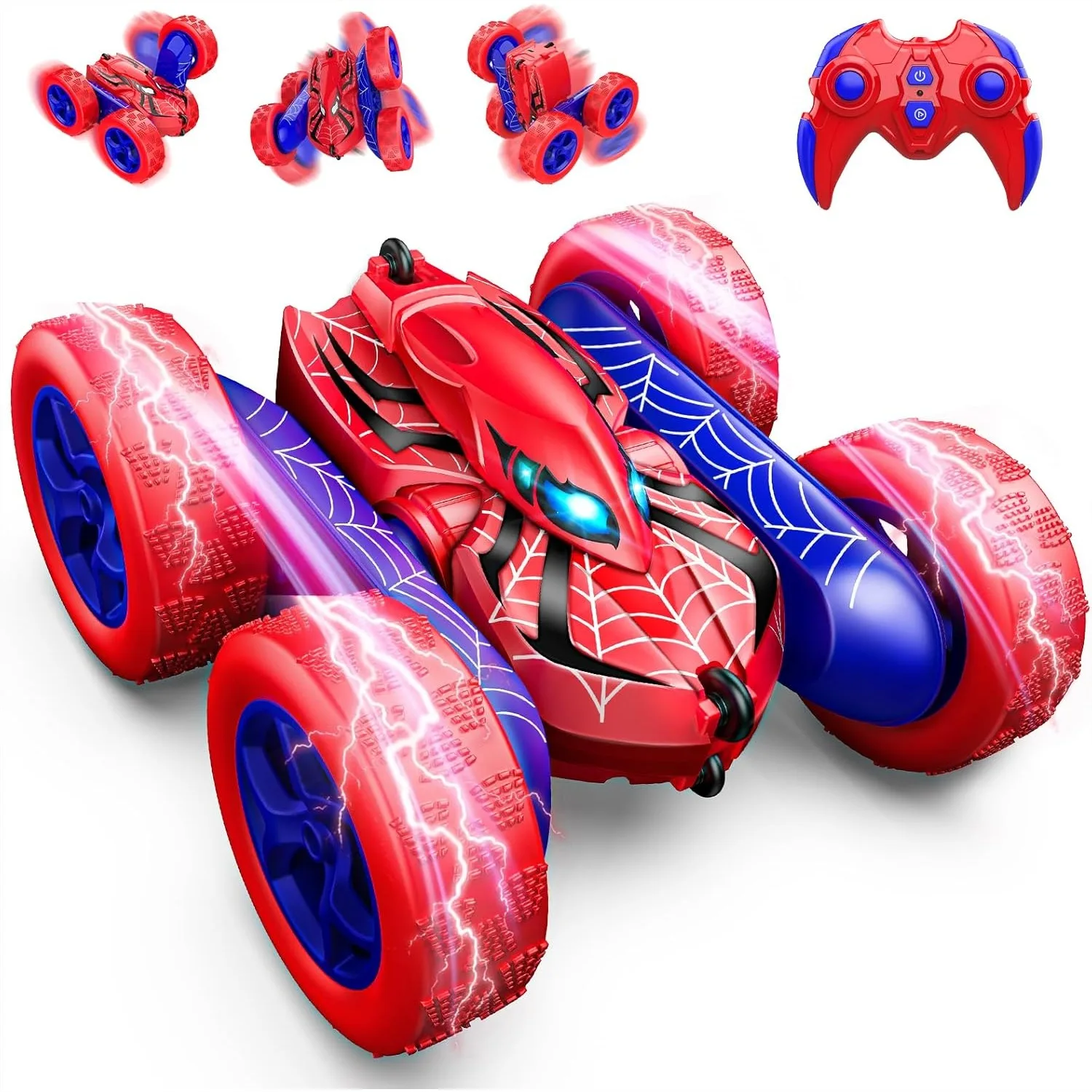 Remote Control Car for Boys, Double Sided 360° Flip 4WD Rechargeable Drift RC Race Car, Perfect Birthday Gift for Kids Age 3-12
Remote Control Car for Boys, Double Sided 360° Flip 4WD Rechargeable Drift RC Race Car, Perfect Birthday Gift for Kids Age 3-12
