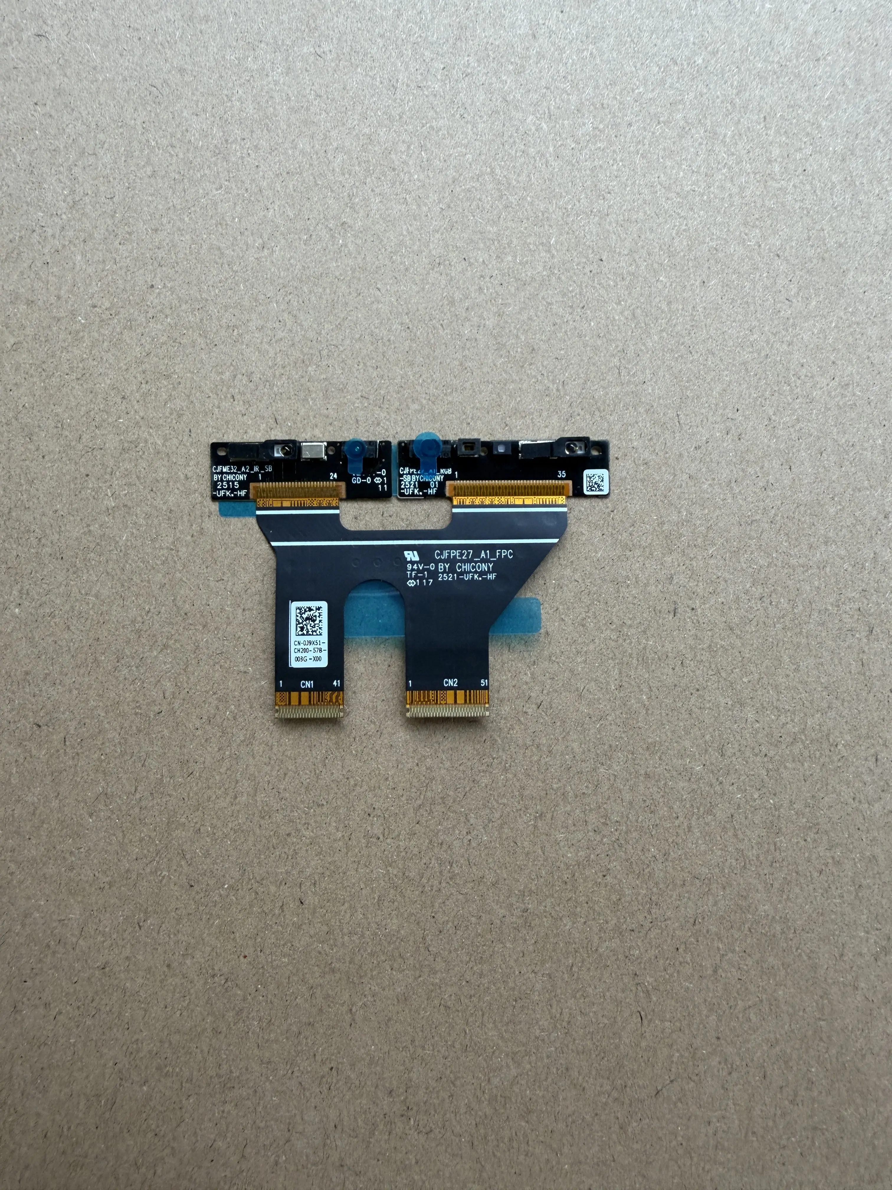 For Dell XPS 14 16 9440 9340 9640 Built-in IR camera, module 0T9X51
For Dell XPS 14 16 9440 9340 9640 Built-in IR camera, module 0T9X51