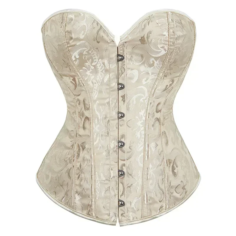 Corset Overbust Plus Size Women Sexy Bustiers Top Vintage Lace-Up Flower Print Lingerie Corselet
Corset Overbust Plus Size Women Sexy Bustiers Top Vintage Lace-Up Flower Print Lingerie Corselet