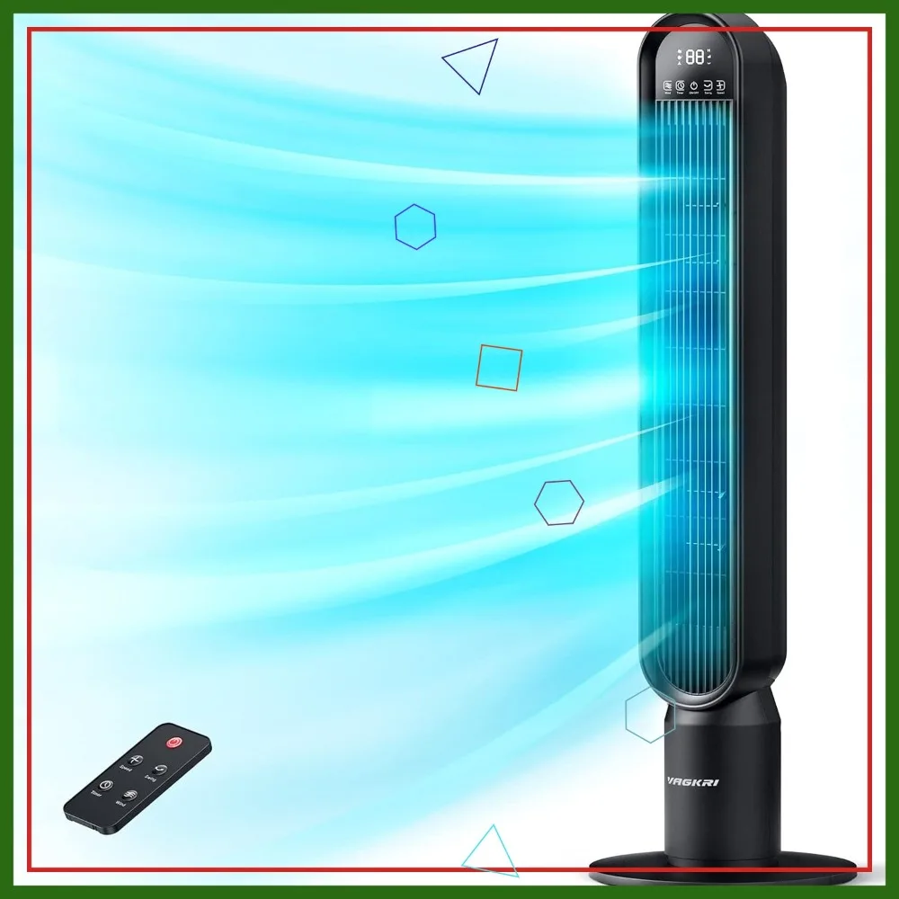 42" Quiet Tower Fan with 135° Vertical & 90° Oscillation, 4 Modes, 4 Speeds, 15H Timer for Bedroom
42" Quiet Tower Fan with 135° Vertical & 90° Oscillation, 4 Modes, 4 Speeds, 15H Timer for Bedroom