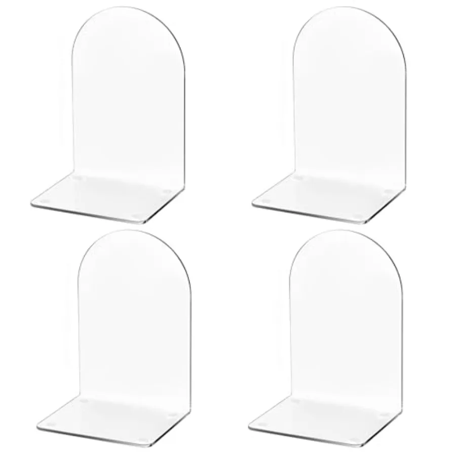 4 Pieces Book Ends, Bookends, Books End for Shelves, Books End for Heavy Books, Bookends, Acrylic Book Ends for School, Library
4 Pieces Book Ends, Bookends, Books End for Shelves, Books End for Heavy Books, Bookends, Acrylic Book Ends for School, Library