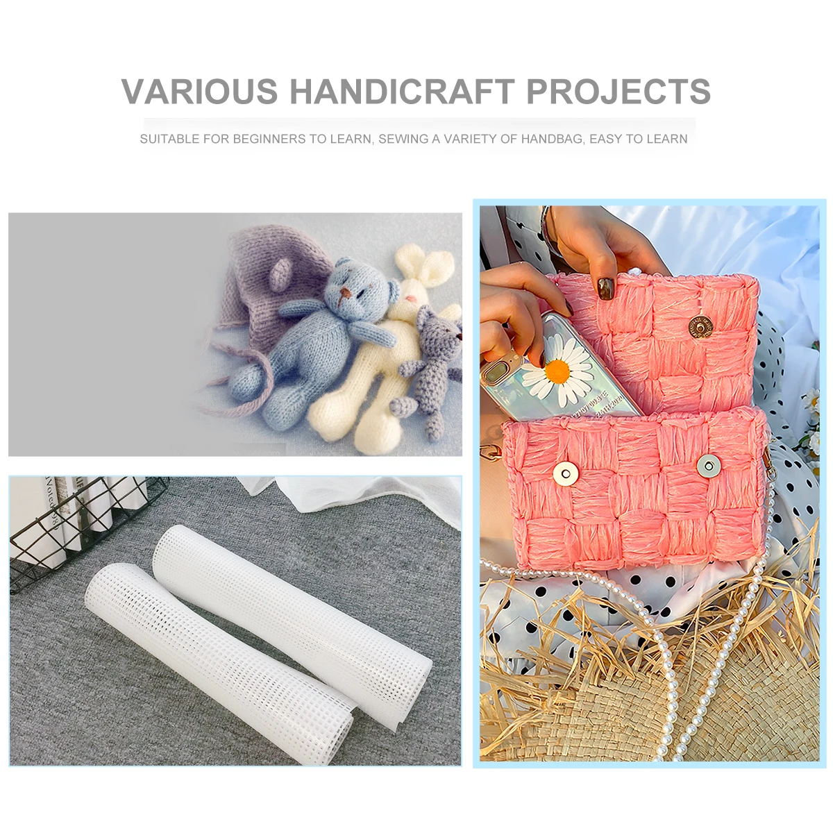 3Pcs Plastic Canvas Sheets Smooth Cutting Surface for Tapestry Darning Needlepoint Handmade Accessories White Embroidery Sheet
3Pcs Plastic Canvas Sheets Smooth Cutting Surface for Tapestry Darning Needlepoint Handmade Accessories White Embroidery Sheet