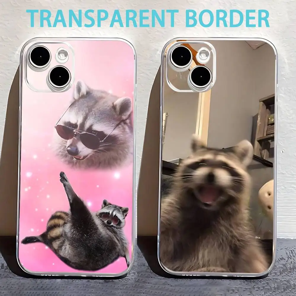 Funny Cute Animal Raccoon Phone Case For iPhone 16,15,14,13,12,11 Pro,Max,Plus,X,XS,XR,SE,Mini Transparent Silicone Soft
Funny Cute Animal Raccoon Phone Case For iPhone 16,15,14,13,12,11 Pro,Max,Plus,X,XS,XR,SE,Mini Transparent Silicone Soft