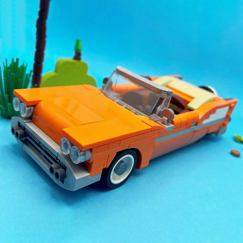 311pcs MOC Bowtie Impala Convertible Orange City Champion Supercar Building Blocks Christmas Gift Master Series Collector Model 
311pcs MOC Bowtie Impala Convertible Orange City Champion Supercar Building Blocks Christmas Gift Master Series Collector Model