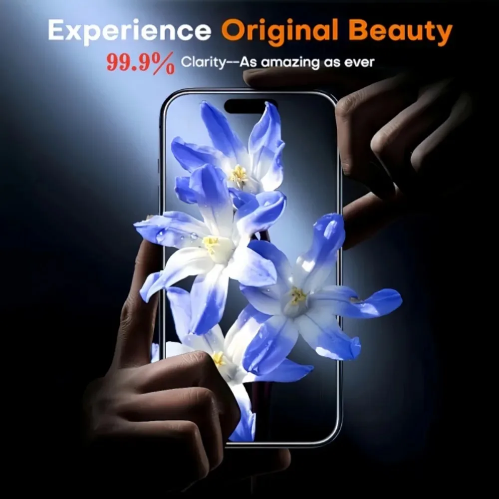 3Pcs Full Cover Screen Protector for iPhone 17 16 15 14 Pro Max Air 17e 16e 15 14 Plus 13 12 11 Pro Anti-Scratch Tempered Glass
3Pcs Full Cover Screen Protector for iPhone 17 16 15 14 Pro Max Air 17e 16e 15 14 Plus 13 12 11 Pro Anti-Scratch Tempered Glass