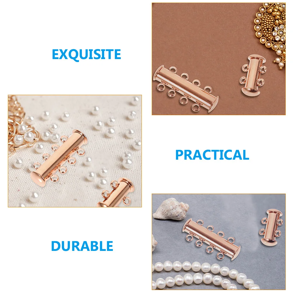 2 Pcs Jewelry Metal Buckle Pearl Bracelet Necklace Hook Stainless Steel Layering Clasps
2 Pcs Jewelry Metal Buckle Pearl Bracelet Necklace Hook Stainless Steel Layering Clasps