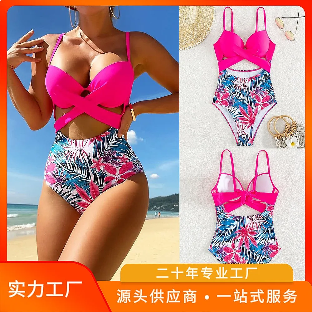 2026 New Women's Printed One Piece Swimsuit with Padded Bra Sexy Swimwear Wholesale
2026 New Women's Printed One Piece Swimsuit with Padded Bra Sexy Swimwear Wholesale