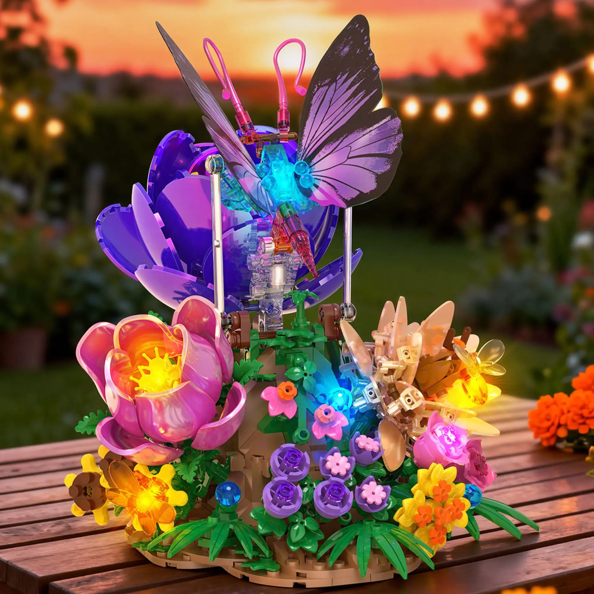 714pcs Butterfly and Flower Bonsai Building Blocks Desktop Decoration Botanical Flower Potted Plant Bricks Toys for Adults Gifts
714pcs Butterfly and Flower Bonsai Building Blocks Desktop Decoration Botanical Flower Potted Plant Bricks Toys for Adults Gifts