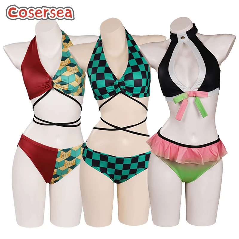 Cosersea Kanroji Mitsuri Swimsuit Cosplay Costume Tanjirou Kamado Sexy Women Swimwear Nezuko Kamado Dress Uniform Cos Costume
Cosersea Kanroji Mitsuri Swimsuit Cosplay Costume Tanjirou Kamado Sexy Women Swimwear Nezuko Kamado Dress Uniform Cos Costume