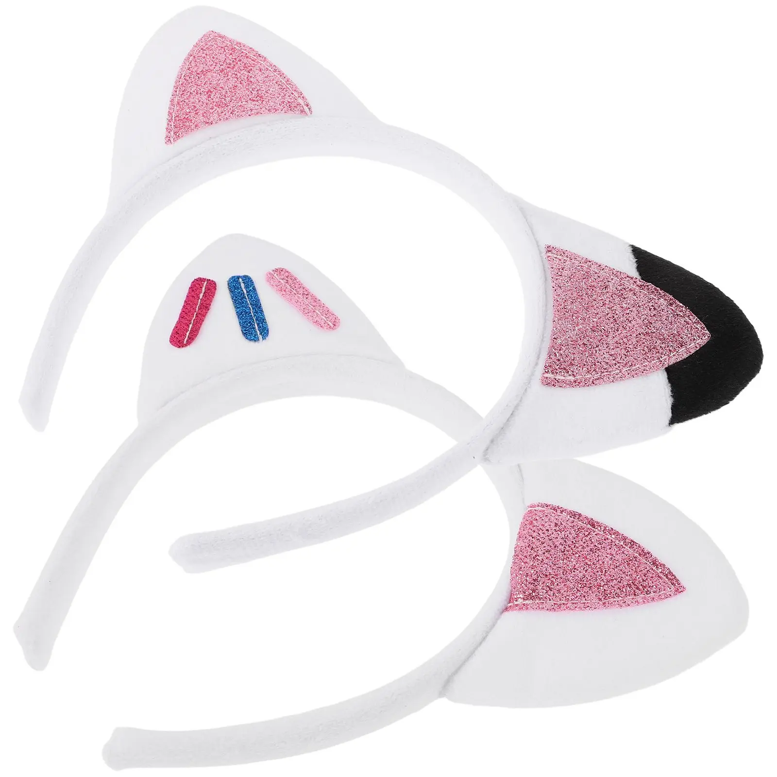 2Pcs Cat Ears Headb Girls Lightweight Comfortable Fabric Plastic Material Animal Headdress Party Accessories Wedding Halloween
2Pcs Cat Ears Headb Girls Lightweight Comfortable Fabric Plastic Material Animal Headdress Party Accessories Wedding Halloween