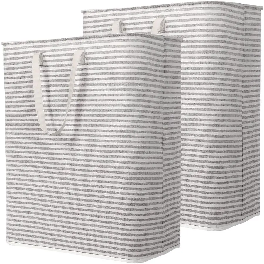 Корзина для белья в упаковке, большие складные корзины для белья, отдельно стоящая водонепроницаемая корзина для одежды с удобными ручками для переноски в прачечной
Корзина для белья в упаковке, большие складные корзины для белья, отдельно стоящая водонепроницаемая корзина для одежды с удобными ручками для переноски в прачечной