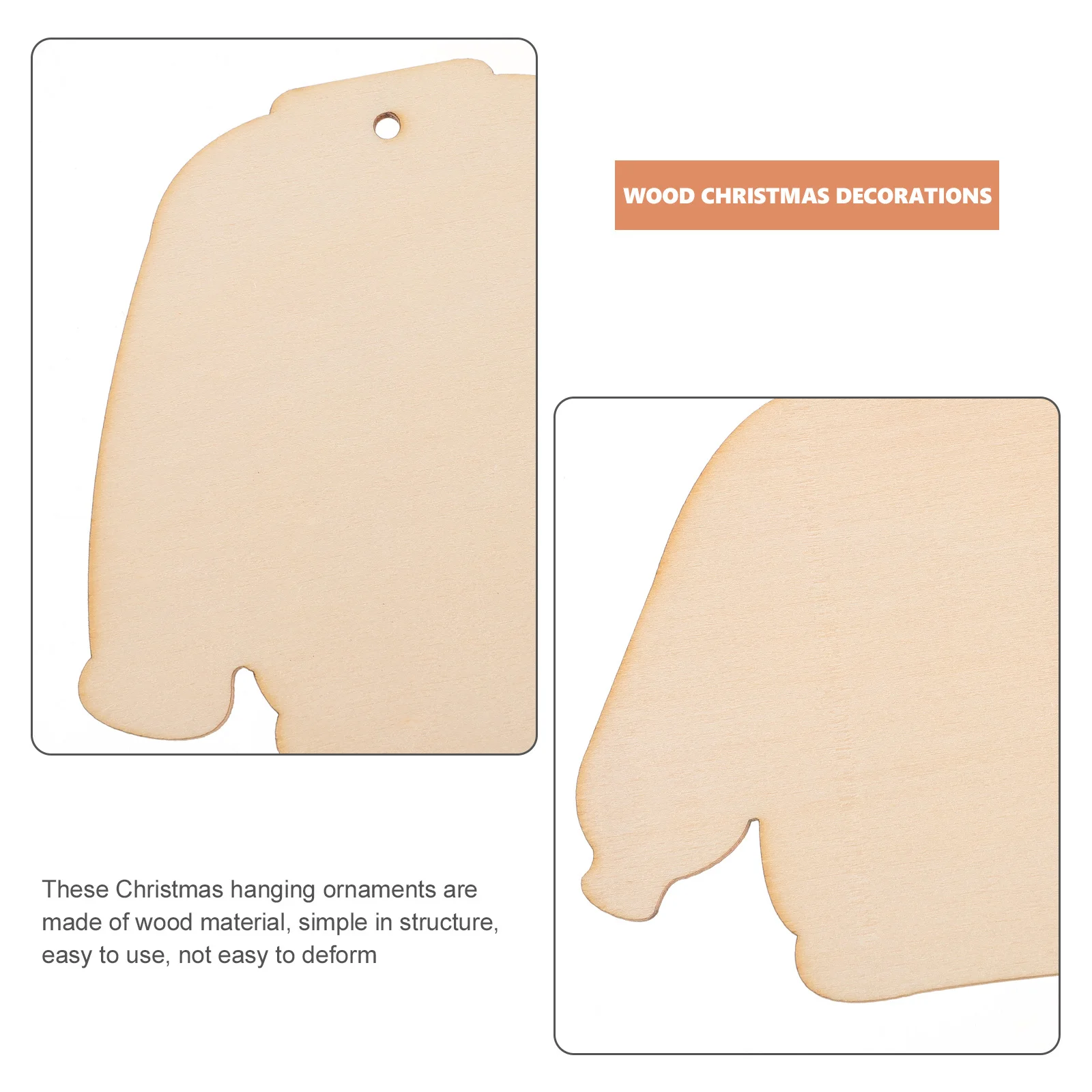 1 set 1 Set Blank Wood Chips Diy Unfinished Christmas Decorations Wooden Pendant For Family Graffiti Crafts Xmas Tree Ornament
1 set 1 Set Blank Wood Chips Diy Unfinished Christmas Decorations Wooden Pendant For Family Graffiti Crafts Xmas Tree Ornament