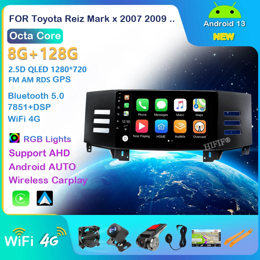 9" android 13 RAM2G car gps dvd player for Toyota Reiz Mark x 2007 2009 car radio multimedia navigation stereo head unit dsp
9" android 13 RAM2G car gps dvd player for Toyota Reiz Mark x 2007 2009 car radio multimedia navigation stereo head unit dsp
