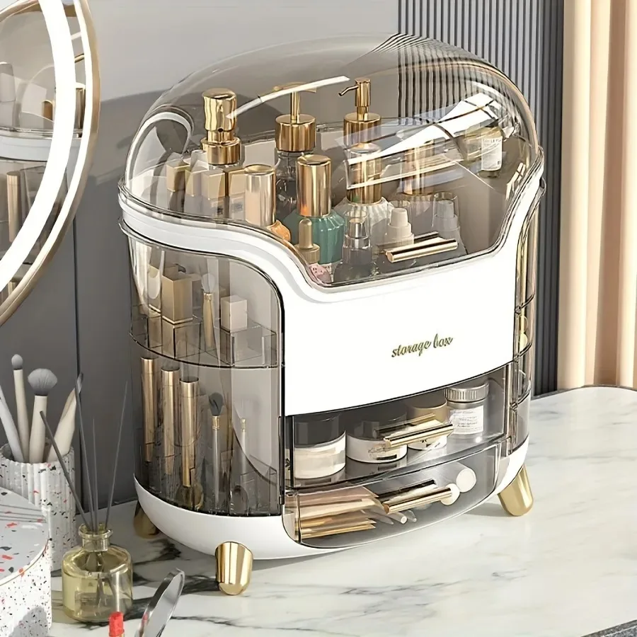 1PC desktop cosmetics partition storage box multifunctional jewelry and skin care product storage rack transparent dustproof an
1PC desktop cosmetics partition storage box multifunctional jewelry and skin care product storage rack transparent dustproof an