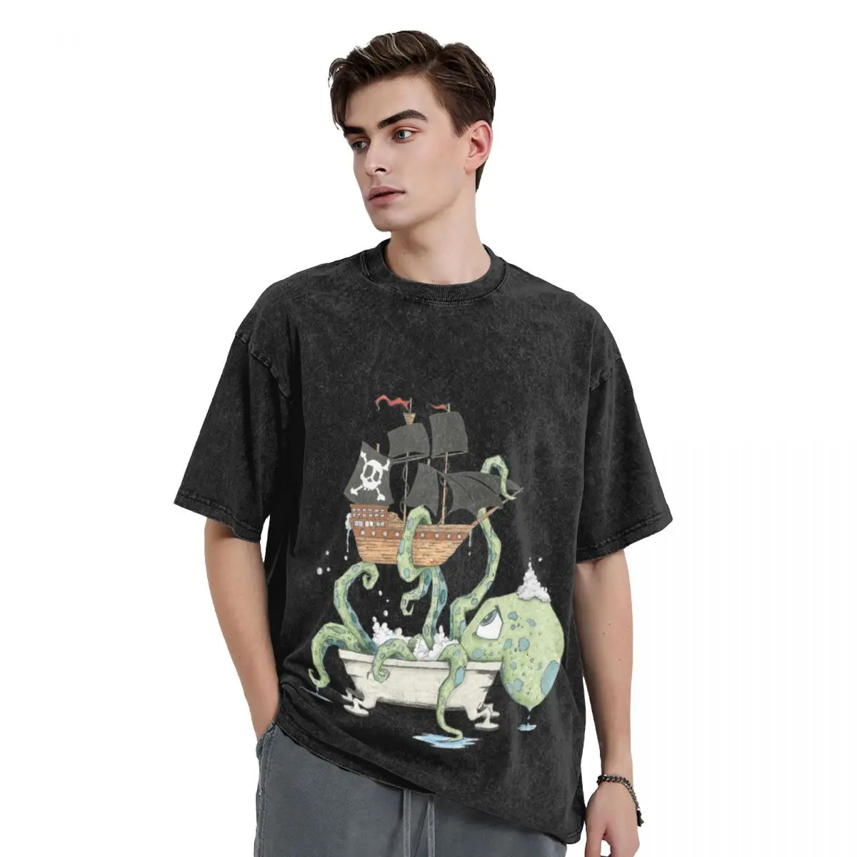Kraken in the Tub T-Shirt summer clothes quick drying plus size tops Aesthetic clothing mens clothing 
Kraken in the Tub T-Shirt summer clothes quick drying plus size tops Aesthetic clothing mens clothing