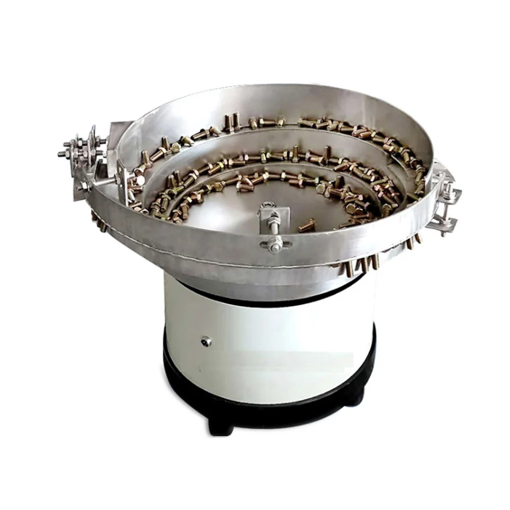 Vibrating plate feeder small hardware accessories direct vibration screw automation equipment rivet sorting screening vibration
Vibrating plate feeder small hardware accessories direct vibration screw automation equipment rivet sorting screening vibration