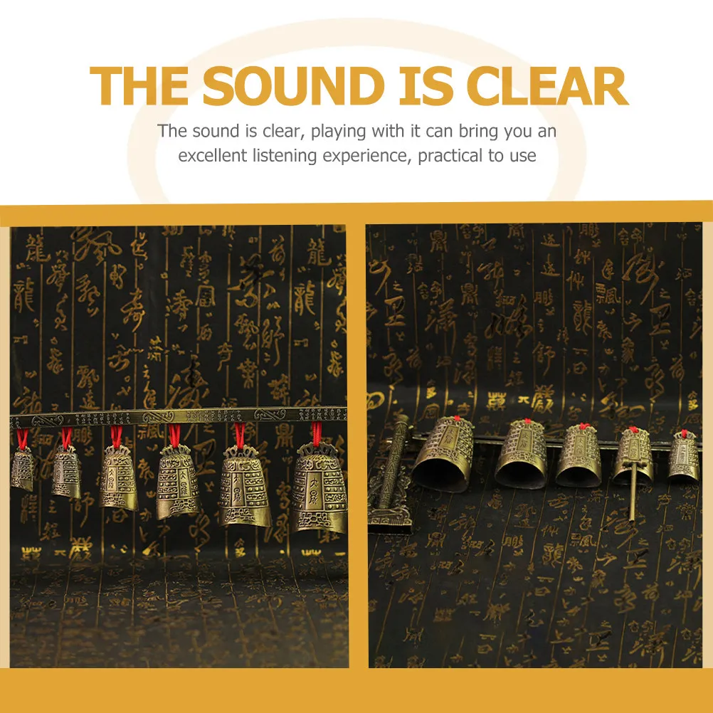 Single Layer Chimes Ornament Desktop Decor Alloy Plated Vintage Chinese Percussion Instrument Home Decoration Gift
Single Layer Chimes Ornament Desktop Decor Alloy Plated Vintage Chinese Percussion Instrument Home Decoration Gift