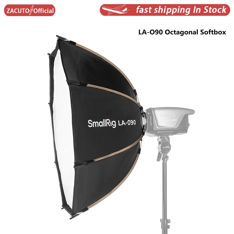 SmallRig LA-O90 Octagonal Softbox with Honeycomb Grid Bowens Mount for LED Video Light Photography Studio Accessories 4633
SmallRig LA-O90 Octagonal Softbox with Honeycomb Grid Bowens Mount for LED Video Light Photography Studio Accessories 4633