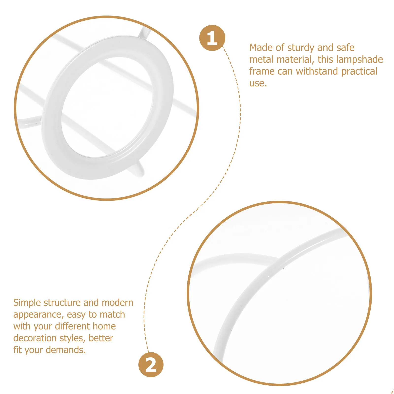 Металлическая рамка для абажура своими руками, прочная, износостойкая, подходит для настольных светильников и аксессуаров.
Металлическая рамка для абажура своими руками, прочная, износостойкая, подходит для настольных светильников и аксессуаров.