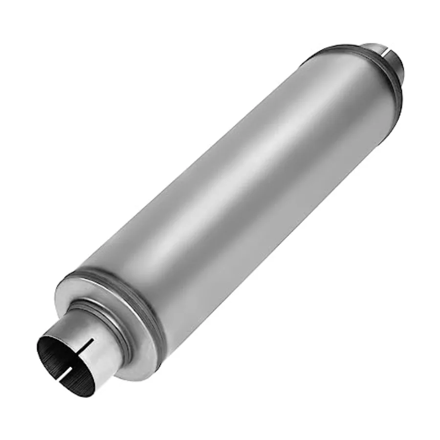5 Inch Inlet Diesel Exhaust Muffler with 5 Inch Inlet Outlet Design HighPerformance Resonator for StraightThrough Stainless Ste
5 Inch Inlet Diesel Exhaust Muffler with 5 Inch Inlet Outlet Design HighPerformance Resonator for StraightThrough Stainless Ste