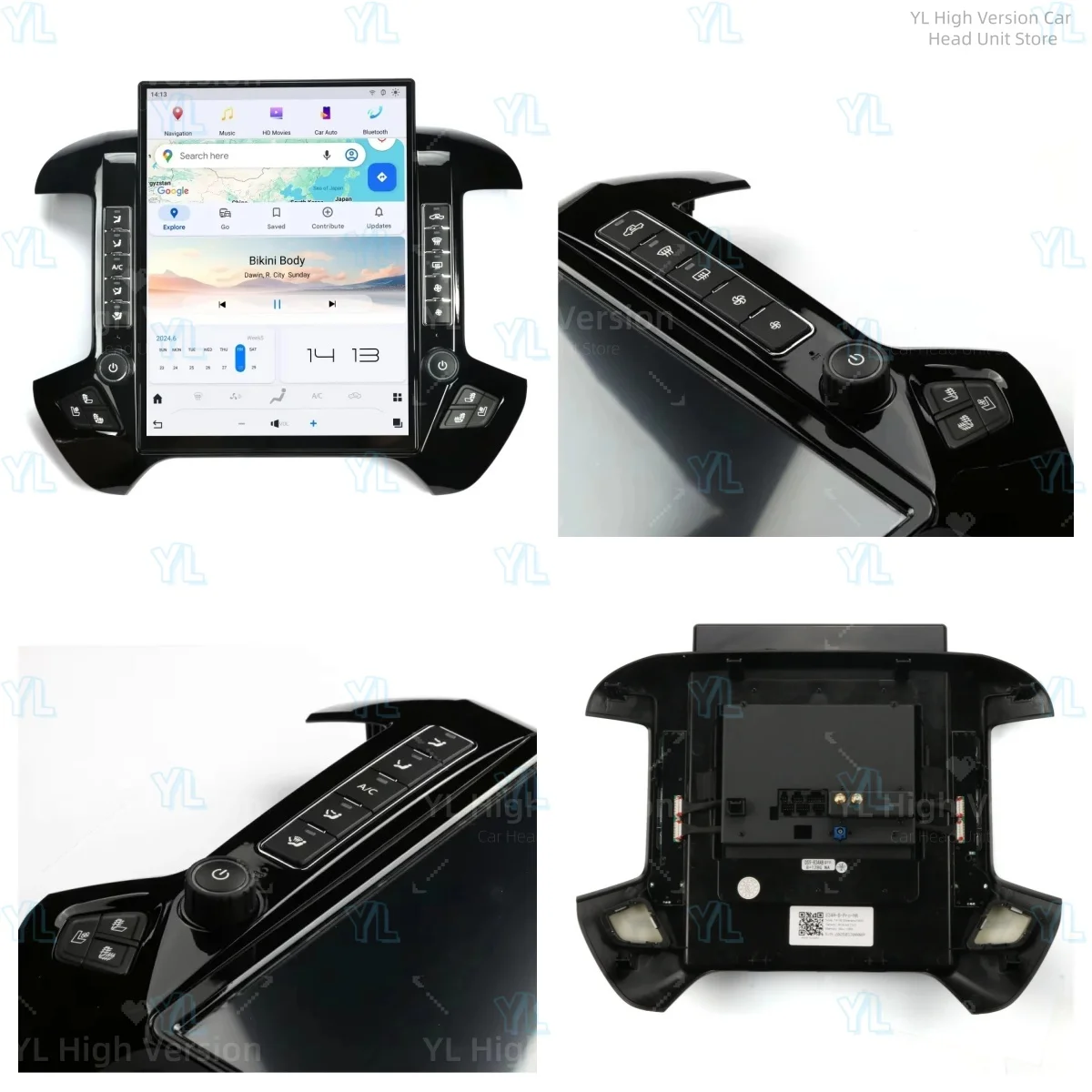 ym 15.6inch Car Multimedia Video Player For Chevrolet Silverado GMC Sierra 2014-2018 Android13 GPS Navigation Carplay 4G Wifi BT
ym 15.6inch Car Multimedia Video Player For Chevrolet Silverado GMC Sierra 2014-2018 Android13 GPS Navigation Carplay 4G Wifi BT