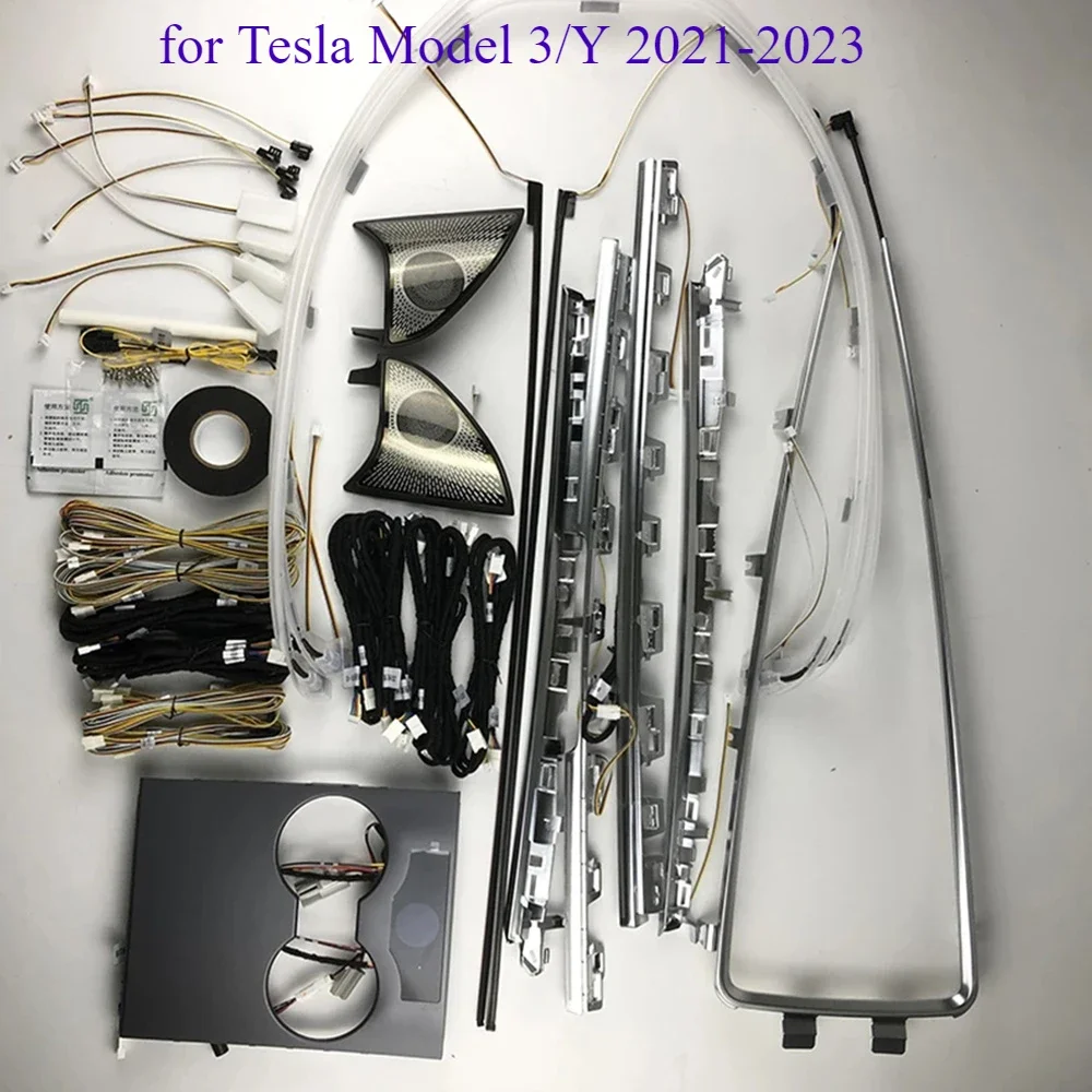 Car laser engraving Ambient light for Tesla Model 3/Y 2021-2023 128-color door panel light Interior atmosphere upgrade
Car laser engraving Ambient light for Tesla Model 3/Y 2021-2023 128-color door panel light Interior atmosphere upgrade