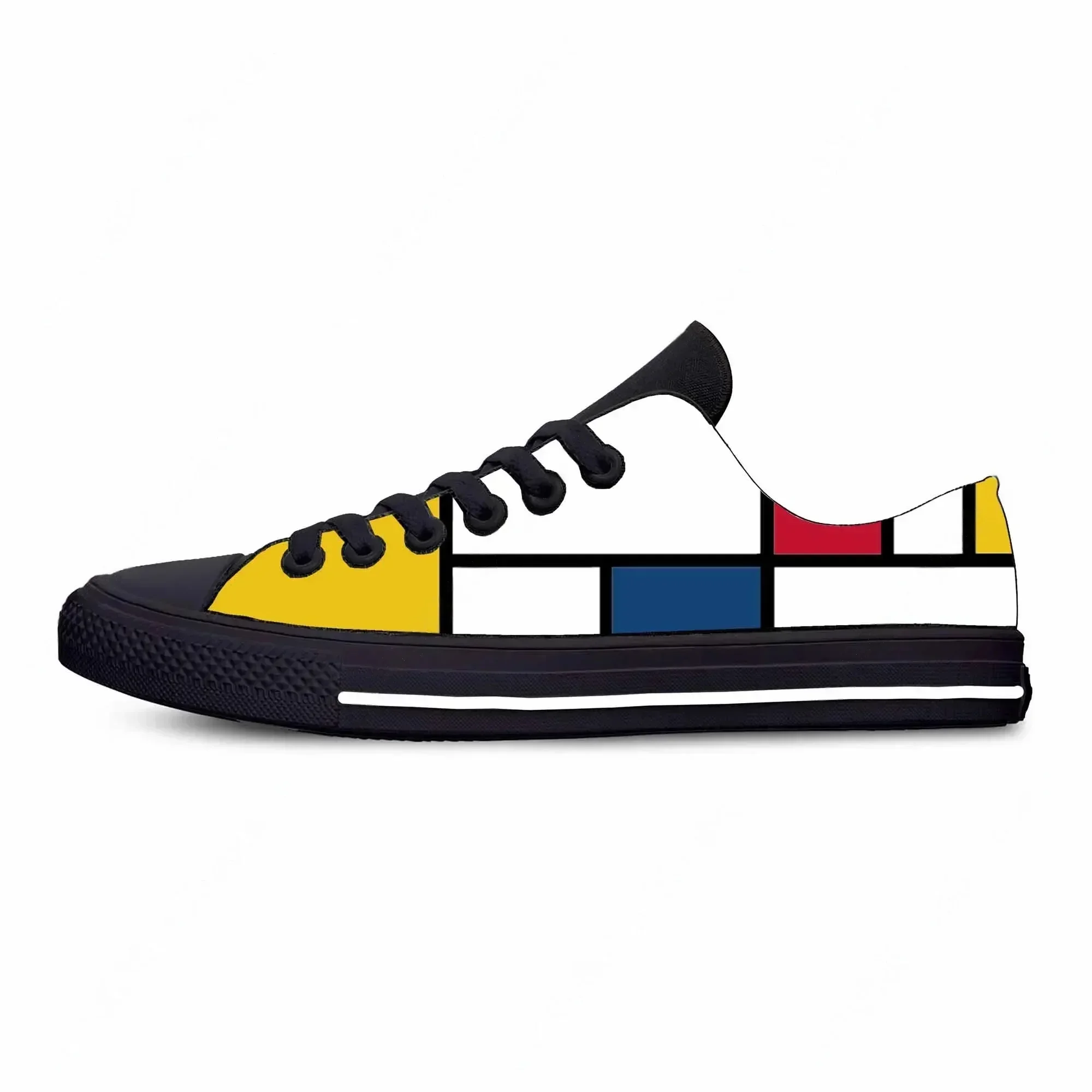 Piet Mondrian Abstract Geometric Pattern Painting Casual Cloth Shoes Low Top Comfortable Breathable 3D Print Men Women Sneakers
Piet Mondrian Abstract Geometric Pattern Painting Casual Cloth Shoes Low Top Comfortable Breathable 3D Print Men Women Sneakers