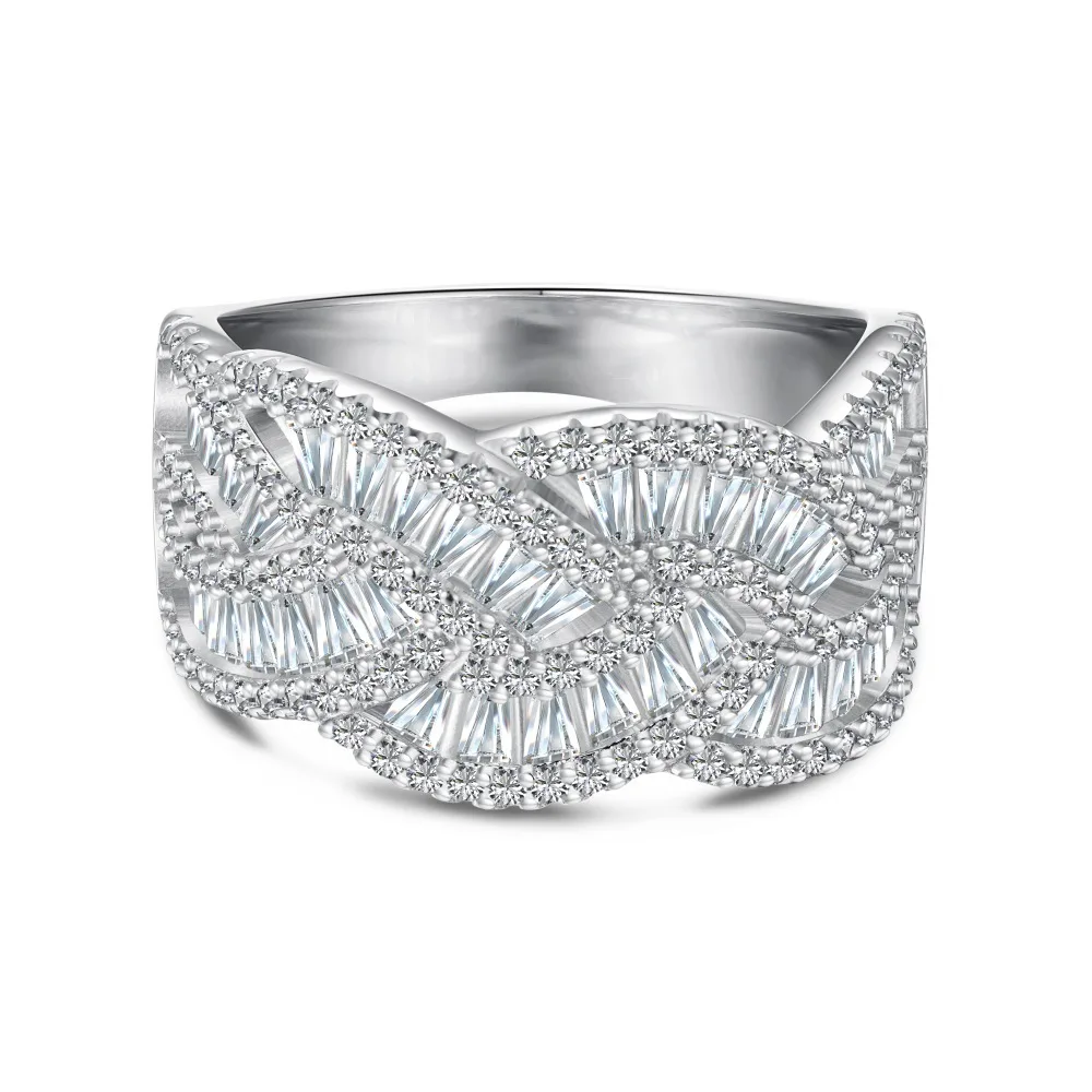 European and American Cross-border New S925 Sterling Silver Women's Ring with Zirconia Inlaid Sparkling and Fashionable Pieces
European and American Cross-border New S925 Sterling Silver Women's Ring with Zirconia Inlaid Sparkling and Fashionable Pieces
