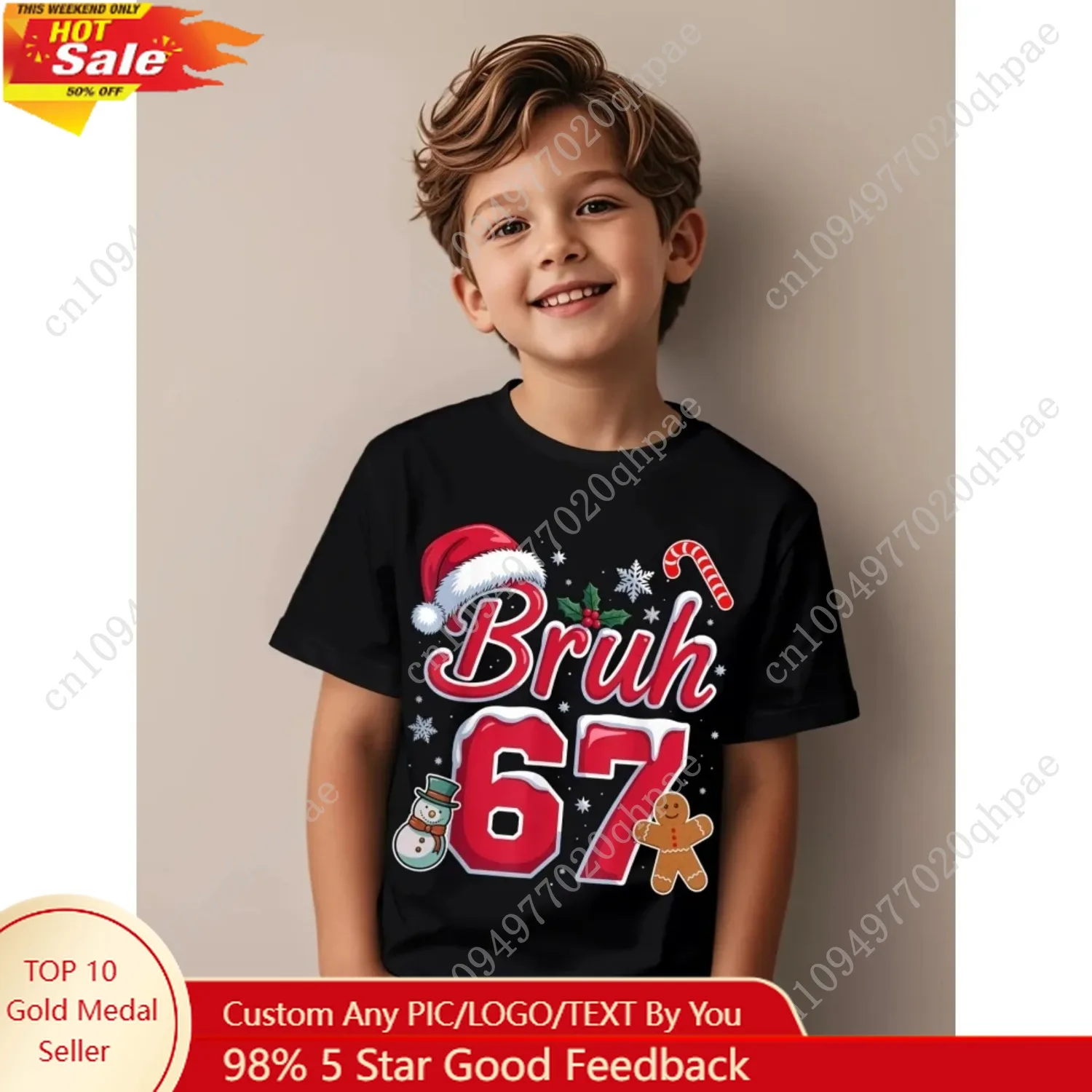 67 Meme Funny Christmas T-Shirt Casual Round Neck Tee for Boys & Girls All-Season Trendy Novelty Arties T-Shirts for Children
67 Meme Funny Christmas T-Shirt Casual Round Neck Tee for Boys & Girls All-Season Trendy Novelty Arties T-Shirts for Children