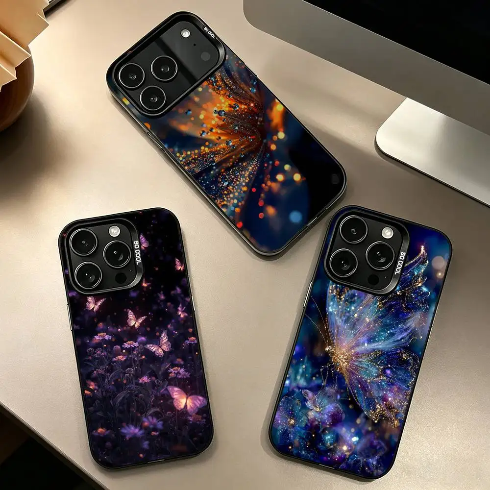 Glow in the dark Butterfly Gift Phone Case For iPhone 17,16,15,14,13,12,11 Plus,Pro Max,XS,Colorful Silver Black Cover
Glow in the dark Butterfly Gift Phone Case For iPhone 17,16,15,14,13,12,11 Plus,Pro Max,XS,Colorful Silver Black Cover