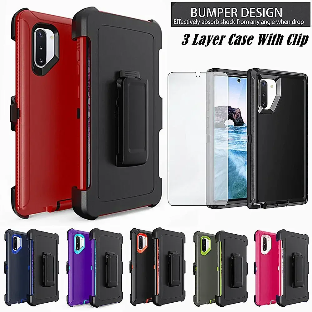 Luxury Heavy Duty For Samsung Galaxy Note10 Plus Shockproof Armor Case Note 20 Ultra With Belt Clip & Tempering Glass Screen
Luxury Heavy Duty For Samsung Galaxy Note10 Plus Shockproof Armor Case Note 20 Ultra With Belt Clip & Tempering Glass Screen