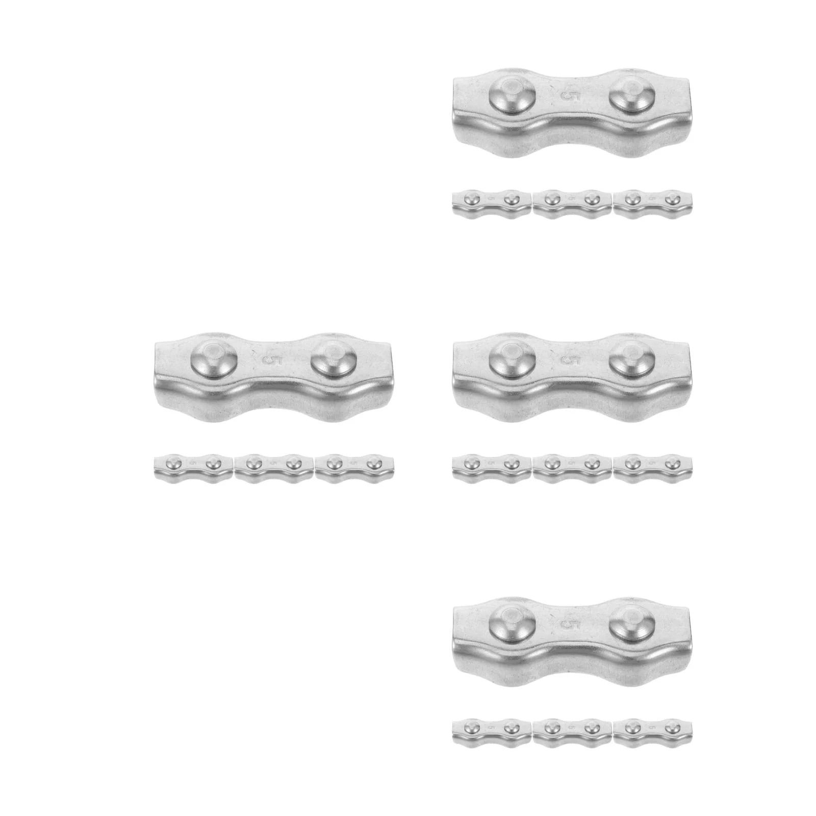 16 pcs Heavy Duty Stainless Steel Wire Rope Clamps Fence and Cable Connections Garden and Automotive Use
16 pcs Heavy Duty Stainless Steel Wire Rope Clamps Fence and Cable Connections Garden and Automotive Use