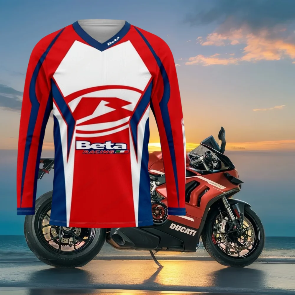 BETA RACING Pro Mountain Джерси для скоростного спуска 2025 года Джерси для мотокросса Рубашка для выносливости MTB MX BMX Велосипедный трикотаж DH Модный топ
BETA RACING Pro Mountain Джерси для скоростного спуска 2025 года Джерси для мотокросса Рубашка для выносливости MTB MX BMX Велосипедный трикотаж DH Модный топ