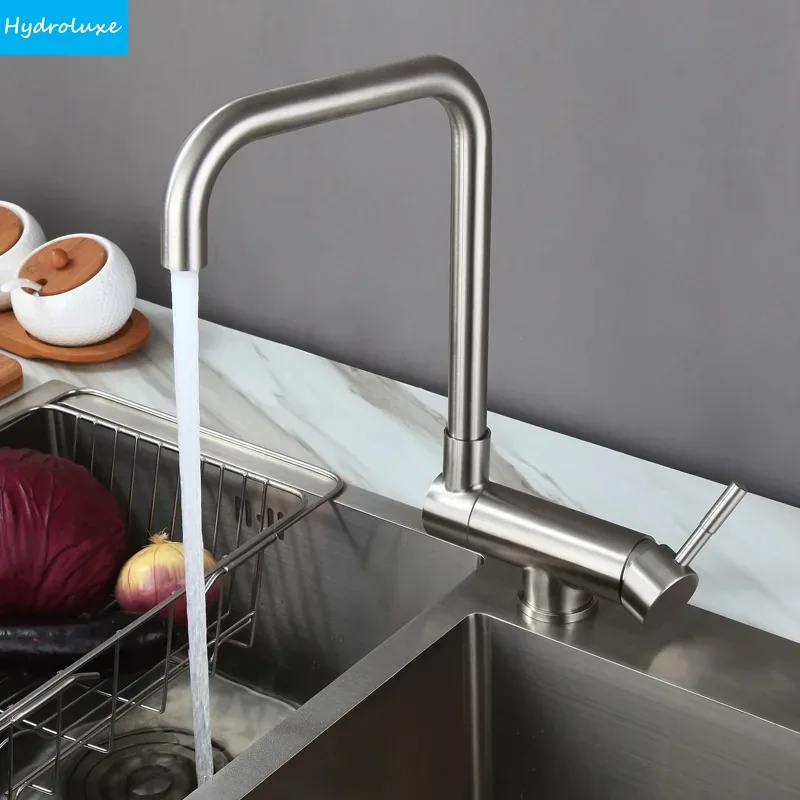 Kitchen Flexible Sink Filtered Faucet Water Filter 2 Modes Stream & Sprayer Nozzle Hot & Cold Mixer Stainless Steel Water Taps
Kitchen Flexible Sink Filtered Faucet Water Filter 2 Modes Stream & Sprayer Nozzle Hot & Cold Mixer Stainless Steel Water Taps
