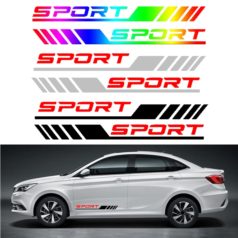 1 Pair Car Door Side Sport Sticker Reflective Automobile Decor Vinyl Decal for VW Golf 5 6 7 Jetta MK5 MK6 Tiguan Passat Bmw E46
1 Pair Car Door Side Sport Sticker Reflective Automobile Decor Vinyl Decal for VW Golf 5 6 7 Jetta MK5 MK6 Tiguan Passat Bmw E46