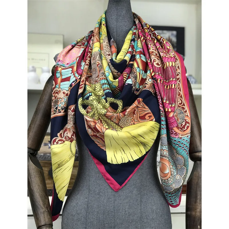 Новый стиль: женский большой квадратный модный платок с принтом, солнцезащитная шаль, шелковая солнцезащитная шаль для повседневного использования
Новый стиль: женский большой квадратный модный платок с принтом, солнцезащитная шаль, шелковая солнцезащитная шаль для повседневного использования