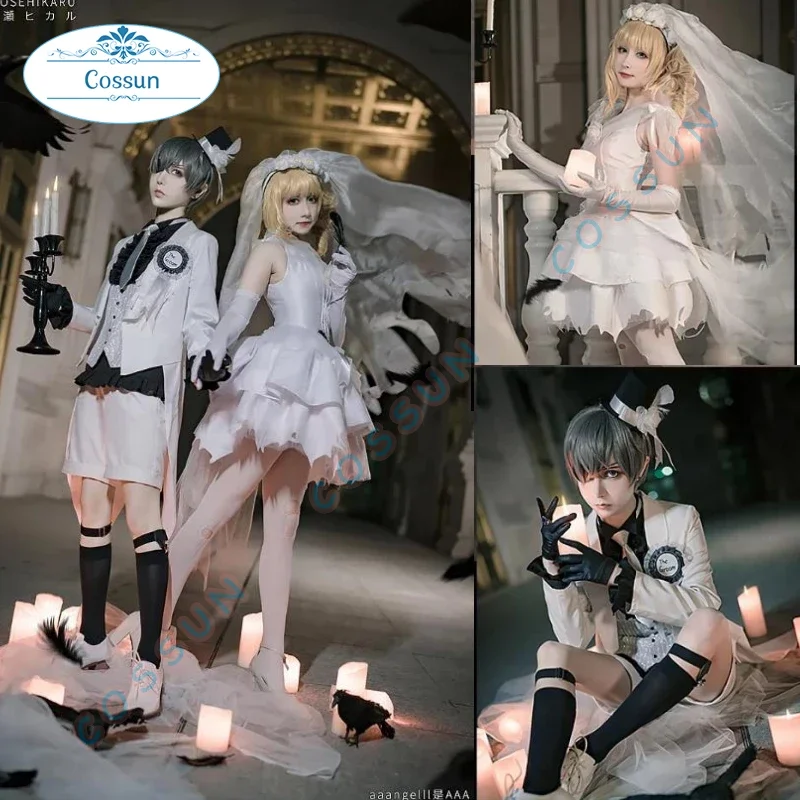 Amine Black Butler Ciel / Elizabeth Cosplay Costume Halloween outfits Women Flower Wedding Dress
Amine Black Butler Ciel / Elizabeth Cosplay Costume Halloween outfits Women Flower Wedding Dress