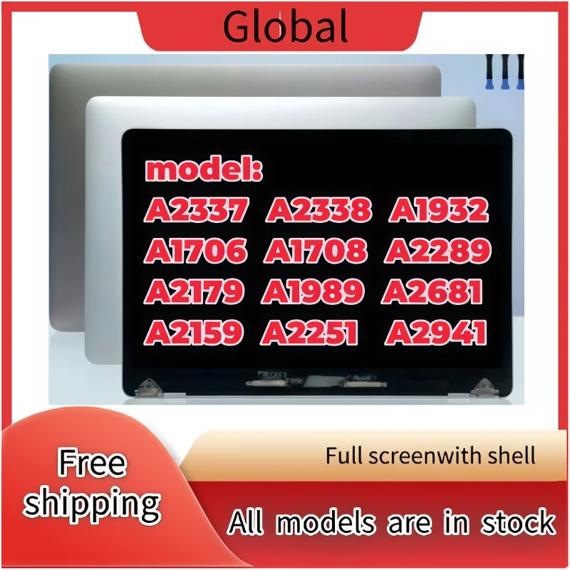 New LCD For Macbook A2337 A2338 A1706 A2179 A1932 A1989 A1708 A2251 A2681 A2289 A2159 A2141 Retina LCD Screen Display Assembly
New LCD For Macbook A2337 A2338 A1706 A2179 A1932 A1989 A1708 A2251 A2681 A2289 A2159 A2141 Retina LCD Screen Display Assembly