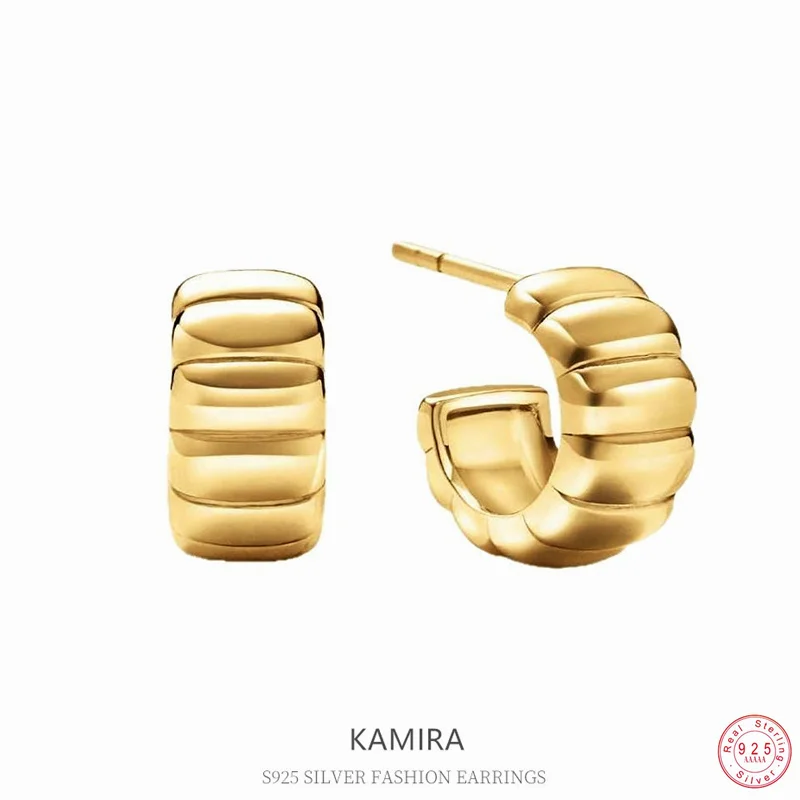 KAMIRA стерлингового серебра 925 пробы, темпераментные геометрические серьги C-типа для пирсинга для женщин, роскошные вечерние модные ювелирные аксессуары в стиле панк
KAMIRA стерлингового серебра 925 пробы, темпераментные геометрические серьги C-типа для пирсинга для женщин, роскошные вечерние модные ювелирные аксессуары в стиле панк