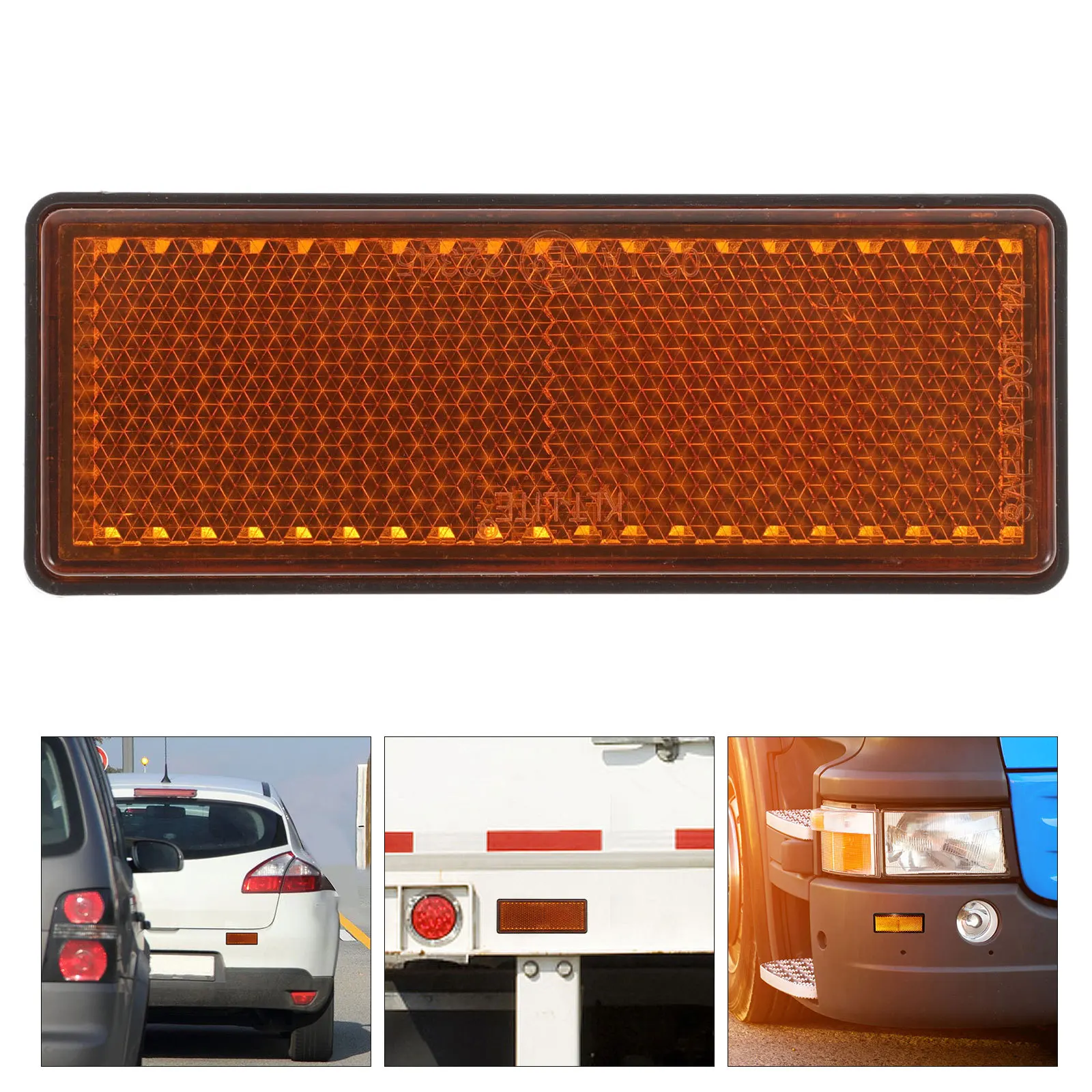 Universal Trailer Reflectors for Enhanced Night Driving Safety Bright Splashproof Reflective Strips Easy Install for Cars Trucks
Universal Trailer Reflectors for Enhanced Night Driving Safety Bright Splashproof Reflective Strips Easy Install for Cars Trucks