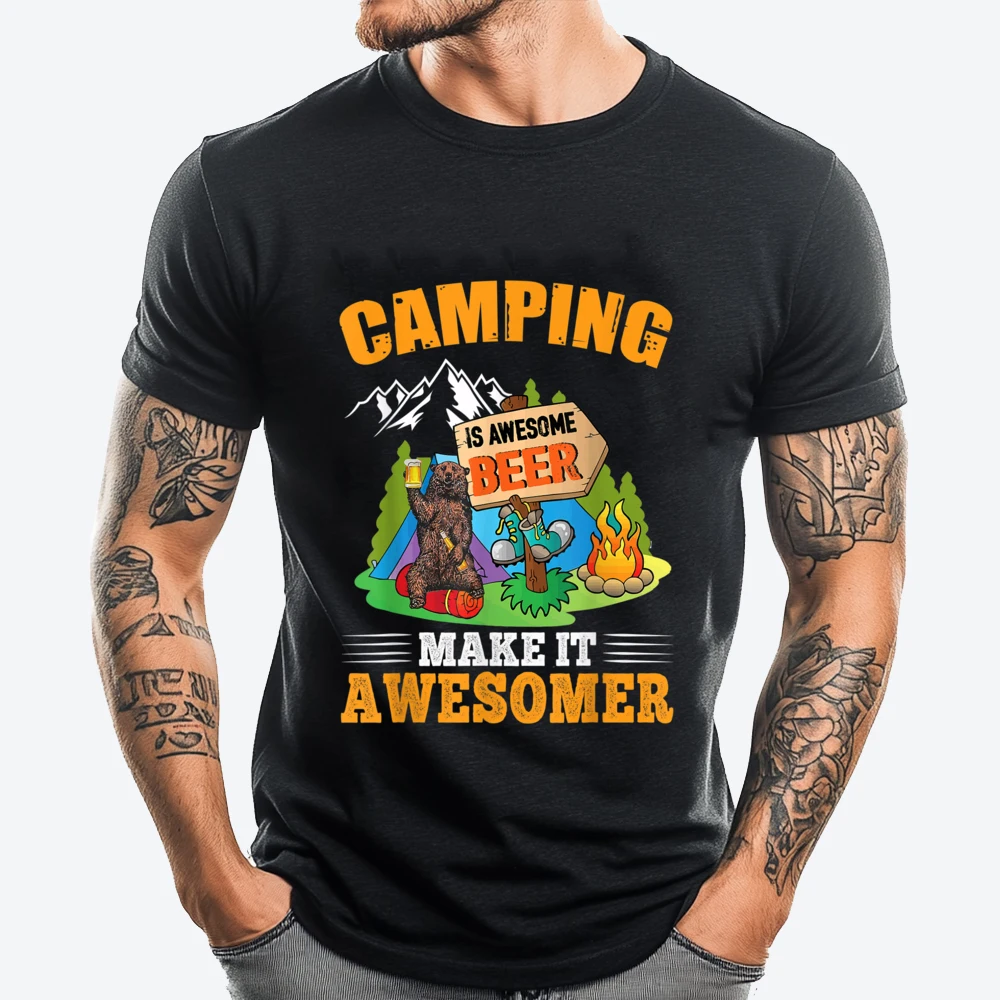 Кемпинг - это потрясающее пиво Make It Awesomer Кемпинг Черная футболка Мужская футболка
Кемпинг - это потрясающее пиво Make It Awesomer Кемпинг Черная футболка Мужская футболка