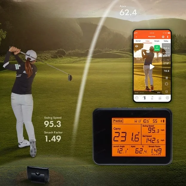 Portable Golf Swing Action Data Analyzer LCD Display Swing Speed Monitor
Portable Golf Swing Action Data Analyzer LCD Display Swing Speed Monitor