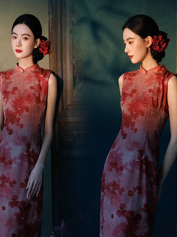 Retro Floral Print Women's Sleeveless Photography Costume New 2026 Spring Fashion Ethnic Tunic Dresses
Retro Floral Print Women's Sleeveless Photography Costume New 2026 Spring Fashion Ethnic Tunic Dresses