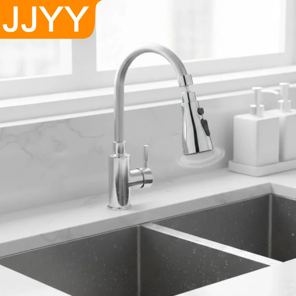 Насадка для кухонного смесителя выдвижная, 3 функциональных режима, двойное покрытие, сменный распылитель для смесителя
Насадка для кухонного смесителя выдвижная, 3 функциональных режима, двойное покрытие, сменный распылитель для смесителя