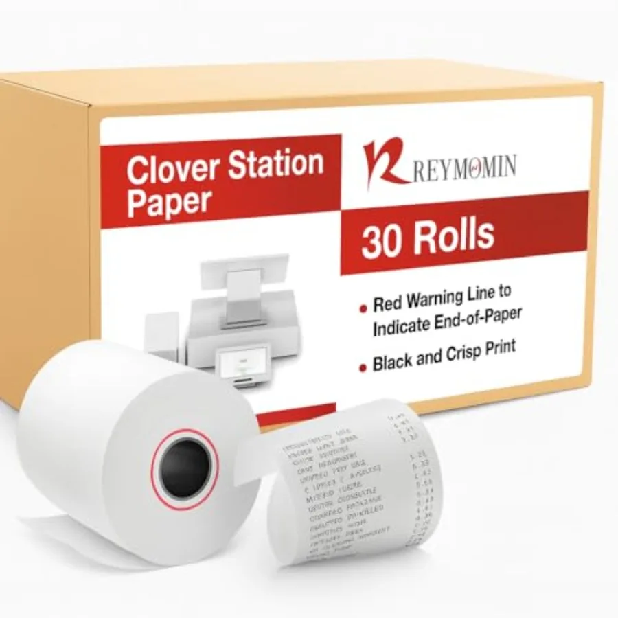 Thermal Receipt Paper for thermal Printer 3 1/8" x 2' Credit Card Receipt Paper for C0 C1 C3 C0 P0
Thermal Receipt Paper for thermal Printer 3 1/8" x 2' Credit Card Receipt Paper for C0 C1 C3 C0 P0
