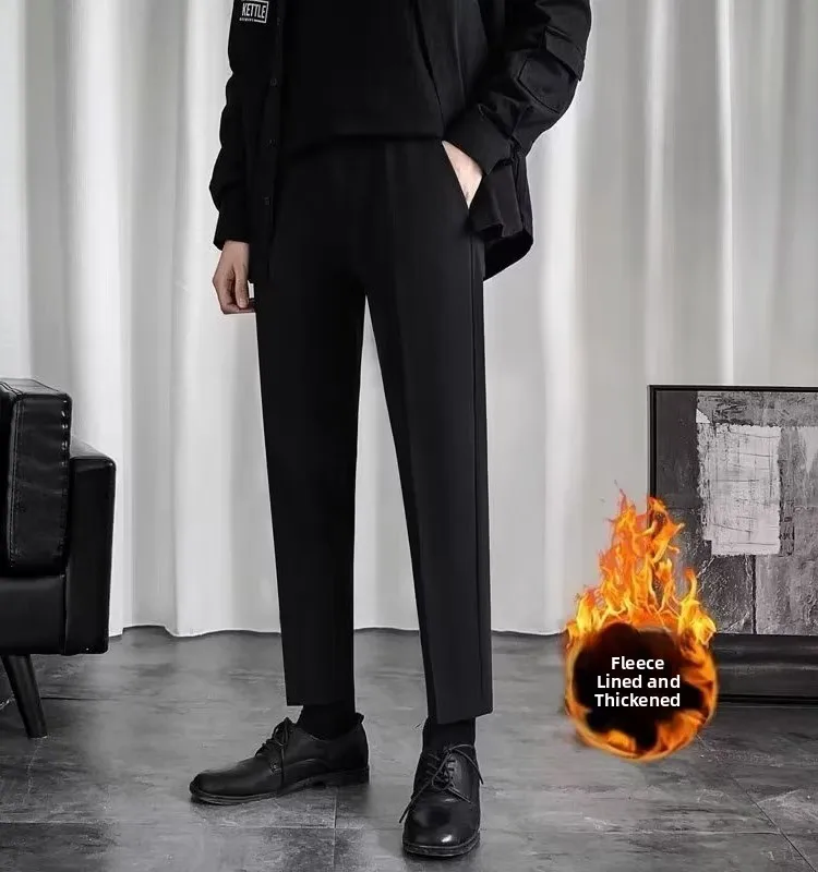 Мужские осенне-зимние утепленные брюки из флиса, повседневные, прямого кроя, укороченные, из вельвета, молодежные, трендовые
Мужские осенне-зимние утепленные брюки из флиса, повседневные, прямого кроя, укороченные, из вельвета, молодежные, трендовые